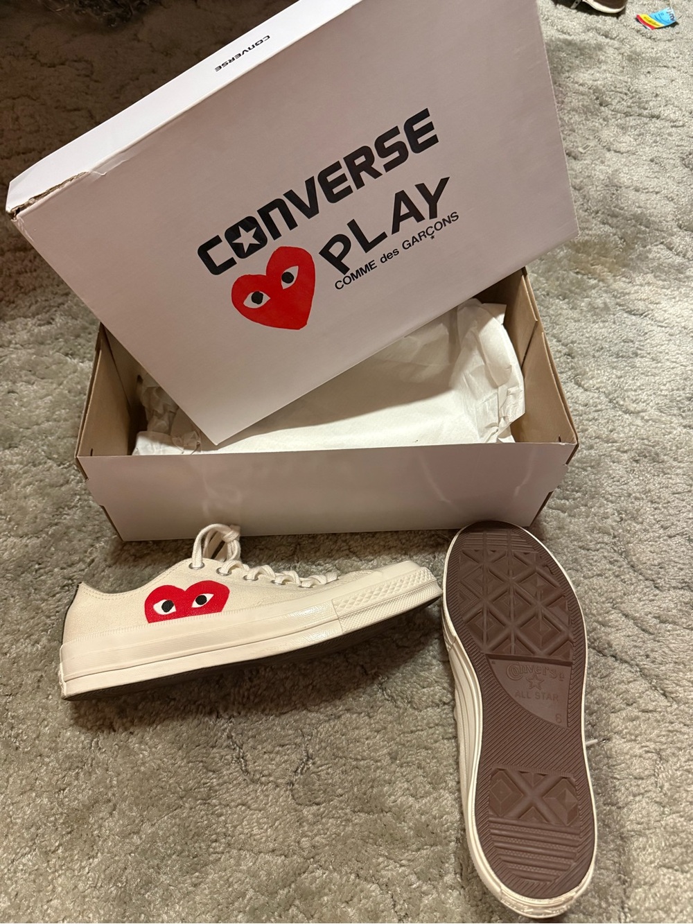 Comme des garçons converse